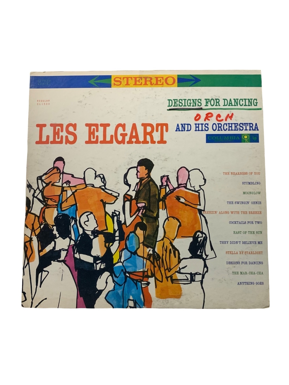 Les Elgart and His Orchestra Designs for Dancing LP Columbia Records Vinyl Jazz